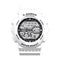 Alcom Distribution large LED waterproof watch with white band and digital display