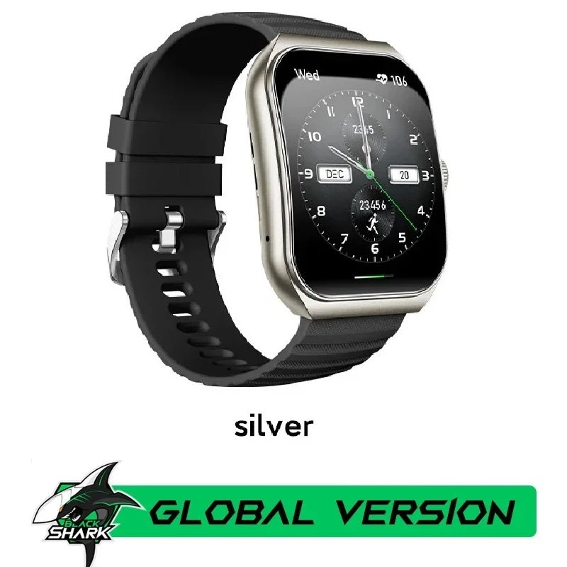 2024 Black Shark GT3 Smartwatch, Global Version, 1.96" Amoled Always On Display, Shark GPT, 10 Days Battery Life, 100+ Sport Model, IP68 Water Resistant, BT Calling