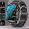 Waterproof fitness smartwatch by Alcom Distribution with metal band and multiple health tracking features