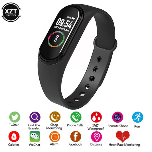 Affordable fitness tracker watch by Alcom Distribution with sleep monitoring and heart rate features